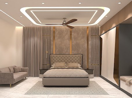 Grand Master Suite Bed Wall